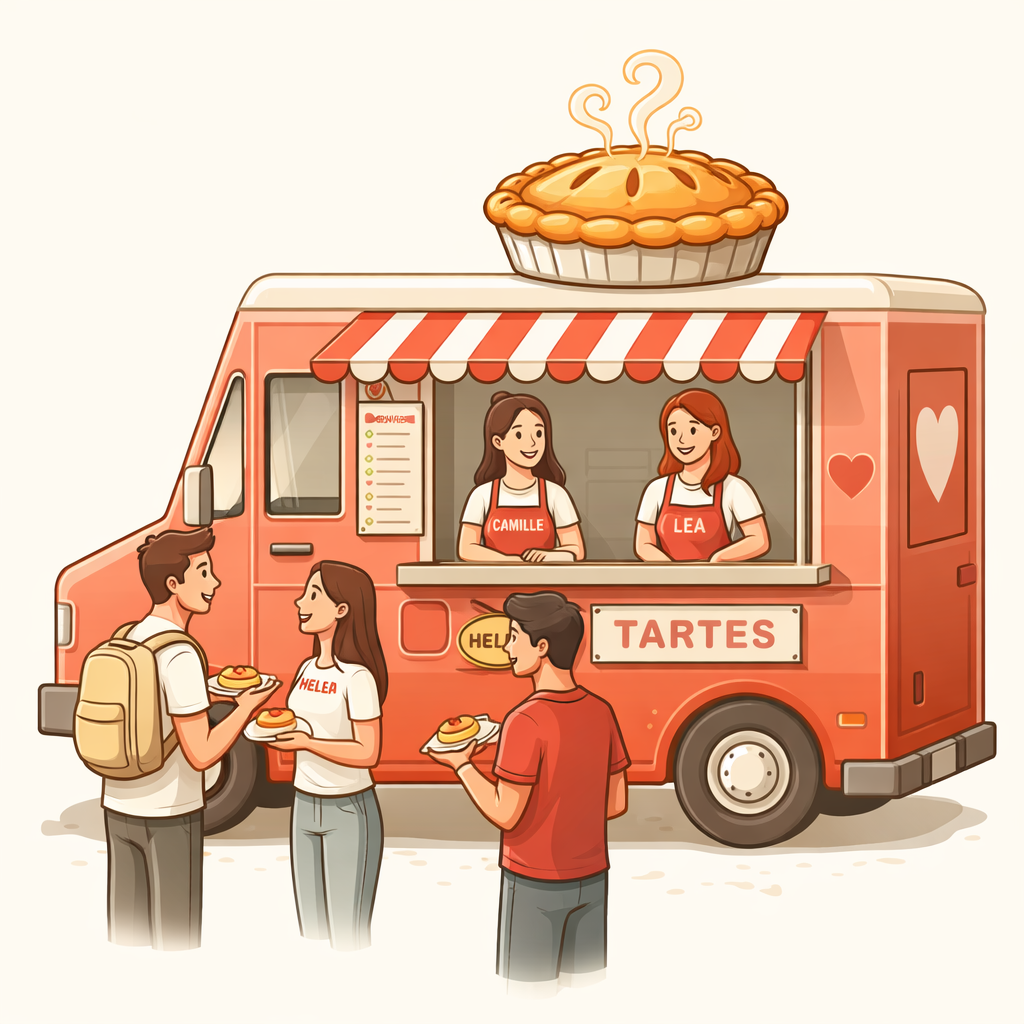 l'amitié autour d'une tarte
